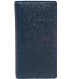 Синее портмоне из натуральной кожи Sergio Belotti