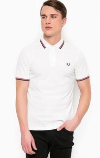 Футболка поло белого цвета Fred Perry