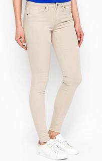 Бежевые джинсы скинни Tommy Hilfiger