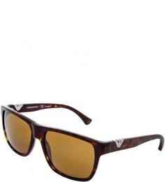 Солнцезащитные очки в пластиковой оправе Emporio Armani