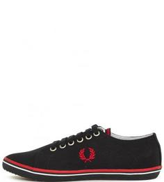 Текстильные кеды с логотипом бренда Fred Perry