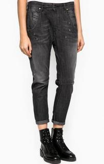 Серые джинсы бойфренд Diesel