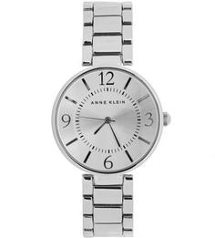 Часы круглой формы с металлическим браслетом Anne Klein