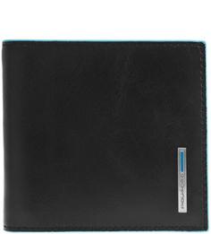 Черное кожаное портмоне Piquadro