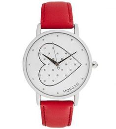 Часы с кожаным браслетом Morgan