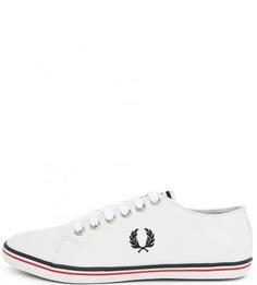 Текстильные кеды с логотипом бренда Fred Perry