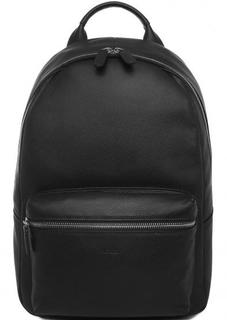 Черный кожаный рюкзак с одним отделом Picard