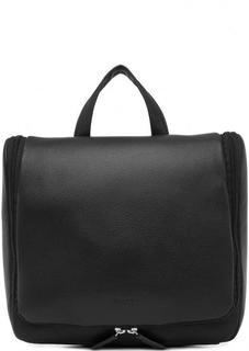 Черный несессер из гладкой кожи на молнии Picard