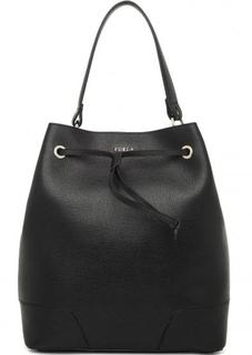 Кожаная сумка на кулиске Furla