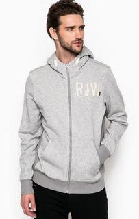 Серая толстовка на молнии G Star RAW