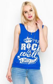 Майка из вискозы с принтом Gaudi