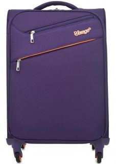Фиолетовый текстильный чемодан на колесах Verage