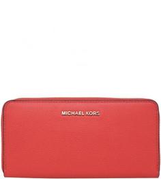 Кожаный кошелек с двумя отделами для купюр Michael Michael Kors