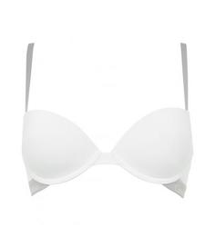 Белый хлопковый бюстгальтер Calvin Klein