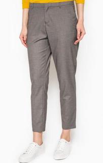 Укороченные серые брюки Maison Scotch