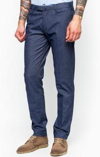 Синие брюки из хлопка Gant