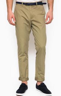 Брюки чиносы цвета хаки Scotch&Soda