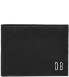 Черное портмоне из натуральной кожи Bikkembergs