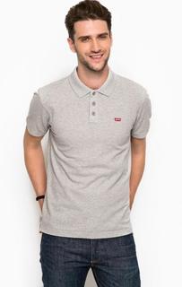Серая футболка поло из хлопка Levis®