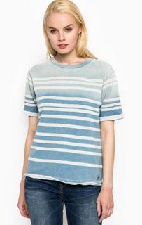 Свитшот с короткими рукавами в полоску Pepe Jeans