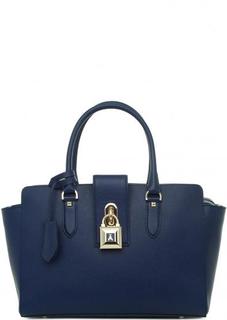 Синяя сумка с декоративным замком Patrizia Pepe