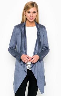 Длинный синий кардиган Tom Tailor