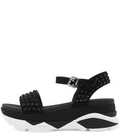 Босоножки на танкетке с декоративной отделкой камнями Aldo