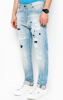Рваные зауженные джинсы Liu Jo Uomo