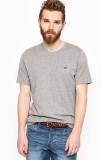 Серая футболка из хлопка Mustang