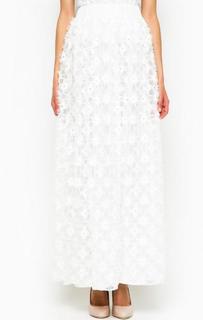 Длинная белая юбка Pinko