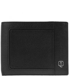 Черное портмоне из натуральной кожи Piquadro