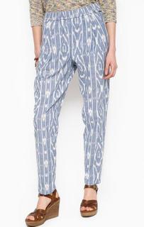 Зауженные синие брюки из хлопка Pepe Jeans