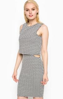 Серое платье без рукавов Vero Moda