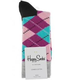 Разноцветные носки в клетку Happy Socks