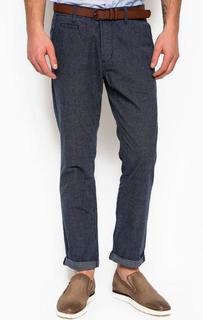 Синие хлопковые брюки Tom Tailor Denim