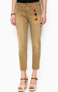 Укороченные джинсы бойфренд Maison Scotch