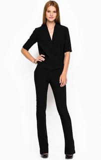 Черный комбинезон с глубоким вырезом Trussardi Jeans