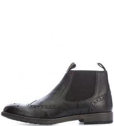 Кожаные полусапоги коричневого цвета Geox