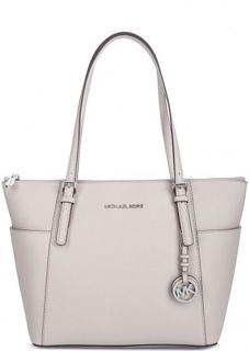 Сумка из сафьяновой кожи с длинными ручками Michael Michael Kors