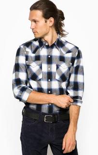 Клетчатая рубашка из хлопка приталенного кроя Levis®