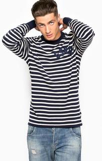 Джемпер в полоску с нашивками G Star RAW