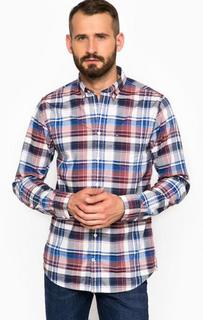 Хлопковая рубашка в клетку с длинным рукавом Tommy Hilfiger