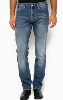 Зауженные джинсы с заломами Gas