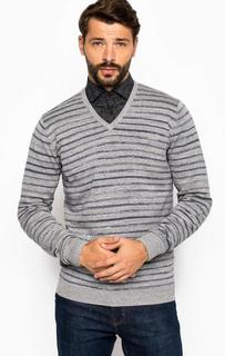 Хлопковый джемпер с V-образным вырезом Wrangler