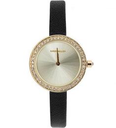 Часы с отделкой кристаллами Swarovski Karen Millen