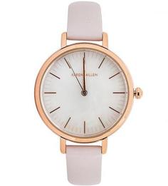 Часы с кожаным ремешком Karen Millen