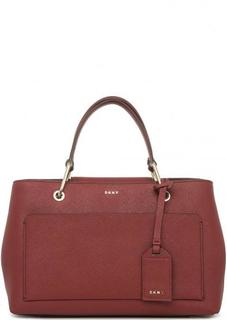 Кожаная сумка с короткими ручками Dkny