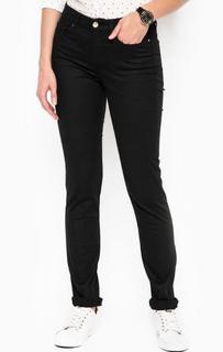 Черные повседневные зауженные брюки из хлопка Tommy Hilfiger