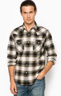 Клетчатая рубашка из хлопка приталенного кроя Levis®