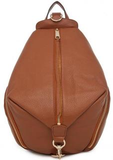 Коричневый рюкзак из натуральной кожи Rebecca Minkoff